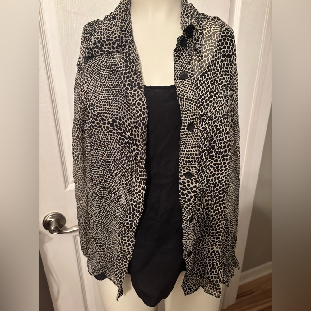 New York City design Co. silk blouse M/L